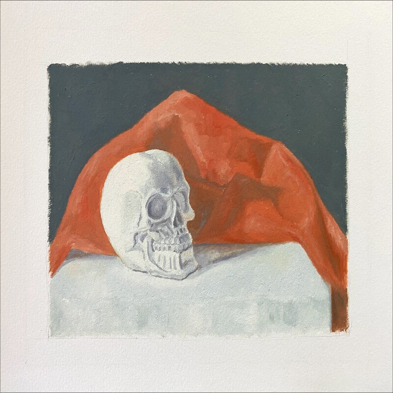 Composición en naranja