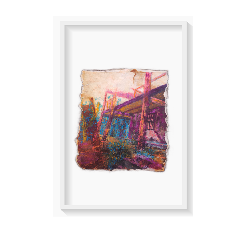 Lugares oxidados - Casa inclinada