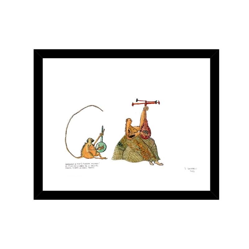 Entrenador de micos (y tiorbista aficionado) es ..