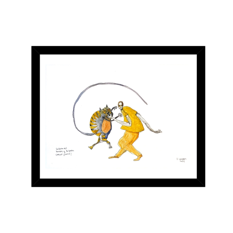 La lucha del hombre y la bestia (sección juvenil)