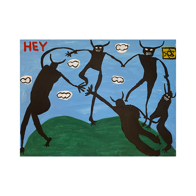 Bailando en el monte